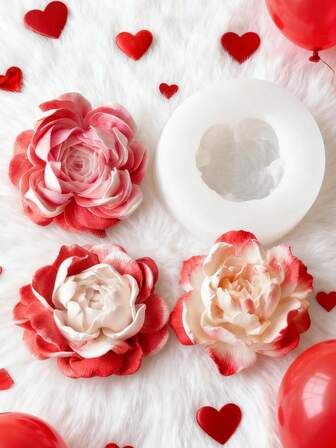 Jasmine Silicone Candle Mold - 3D Stereo Texture, Heat-Resistant Non-Stick Silicone | Reusable & Easy To Clean | For DIY Aromatherapy Candles, Soap, Gypsum, Epoxy Resin & Diffuser Stones