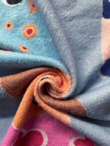 【全身印花】【轻薄】【毛衣】休闲可爱小狗图案圆领长袖针织时尚轻薄毛衣，女士秋冬款 - 淺藍色 - 查看 5