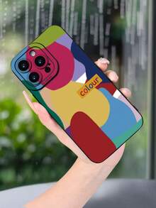 Lujo Ligero, Estilo y Belleza Funda Color ""2"Color"53-5"Funda Color""""Funda"  Funda de Teléfono de Textura Mate Negra, Compatible con 17PROMAX, 17PRO, 17Air, 17, 16PROMAX, 16PRO, 15PR - Negro - Ver 2