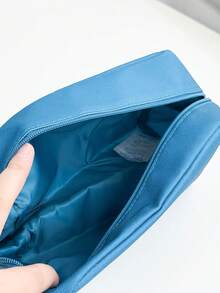 动物纹深蓝色化妆包 18.5cm*12cm*8cm 小包/化妆包/旅行收纳包/旅行化妆包 - 藍色 - 查看 3