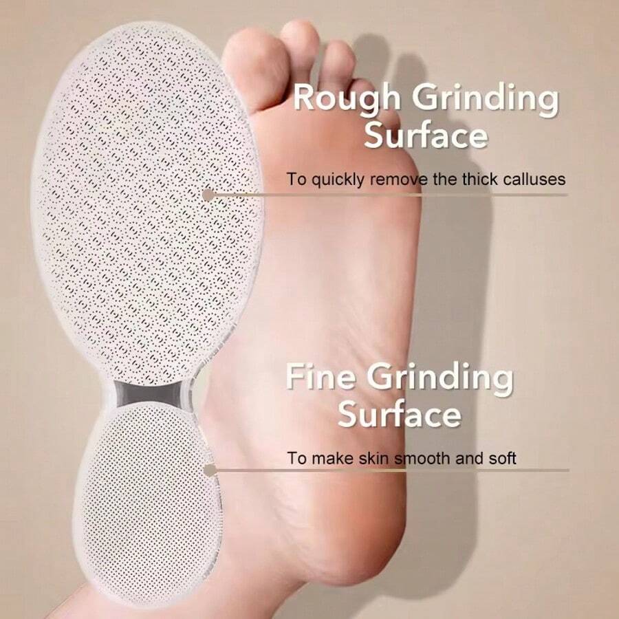 Nano Glass Double-Sided Foot File, Heel Rasp, Hard Dead Skin & Callus Remover, Foot Care Pedicure Tool