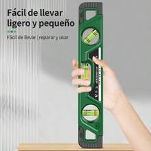 Torpedo-Type Magnetic Level, Mini Level, Micro Meter, Balance Ruler For Woodworking - Multicolor - View 3