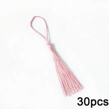 30pcs Tassels 8+5cm Long Pendant Craft Bookmark Keychain Tassels, Jewelry Making Keychain Tassels, Graduation Mini Tassels, Bookmark Tassels , DIY Materials