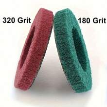 4pcs Nylon Fiber Flap Polishing Wheels, 4" Grinding Discs For Deburring And Rust Removal On Complex Surfaces And Welded Areas, Polishing Wheel Set, Deburring, Rust Removal