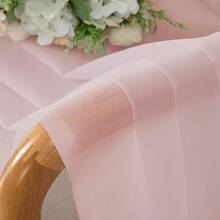 OWEINE Sheer Curtains 78 Inches Long 2 Panels Set, Rod Pocket Fimly Voile Solid Blush Window Curtain Panels For Living Room Bedroom, Soft Voile Sheer Curtains & Drapes, Total 78 Inches Width,42inchWx78inchL(Packof2),Blush - 臉紅 - 查看 6