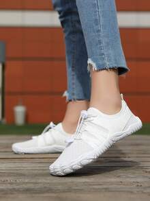 Men's Barefoot Shoes, Five Finger Shoes, Fitness Shoes, Trekking Shoes, Water Sports & Hiking Shoes - White - View 5