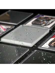 25个/包 3英寸 x 4英寸 透明硬质卡套，35PT 硬塑料卡套保护套，适用于棒球、橄榄球、万智牌、集换式卡牌和体育卡（25个卡套）/50个黑色万智牌卡套，标准尺寸 2.5英寸 x 3.5英寸 集换式卡牌保护套，透明万智牌卡套，磨砂背面集换式卡套，棒球卡套，完美洗牌，适用于收藏卡、万智牌、体育卡、橄榄球卡、棒球卡、游戏卡 - 白色 - 查看 3