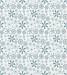 Winter Duvet Cover Set, Merry Theme Delicate Snowflakes, Vintage Holiday Pattern, 3 Piece Bedding Set With 2 Pillow Shams, Size, Teal White - Dark Green and Fuchsia - View 6