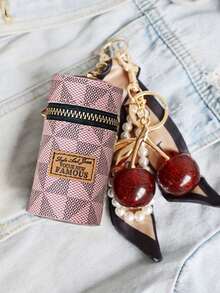 1pc Cherry Keychain, Keyring Bag Charm Pendant Chain Bag Decoration Chain Bag Strap Chain Pendant, Suitable For Handbags - Multicolor - View 15