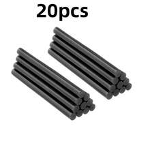 ENPOINT 7.2mm黑色胶棒，50支/包，热熔胶棒散装，适用于手工DIY艺术学校粘合项目、维修密封。