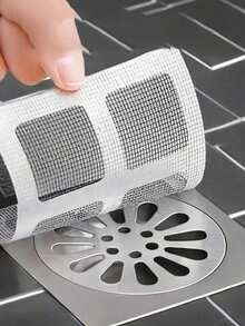 Drain Stickers, Filters, Self-Adhesive Mesh Insect-Proof Drainage Sticker Set,Cleaning Brush - Insect Hair And Debris Collector, Hair Collector, Anti-Clogging Insect Filter,For Bathroom Sinks, Kitchen Drains, Shower Drains, Easy To Install,Remove, Sink Filter Stickers, Essential For Home Plumbing Maintenance, Dormitory Essential. Kitchen Items Kitchen Accessories Kitchen Tools