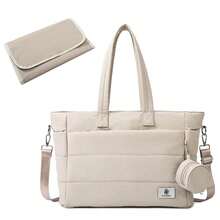 2件套手提妈妈包，轻便大容量单肩包，时尚休闲多功能孕妇包