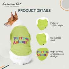 Parisian Pet Dog T-hirt, mall(Animal de fiesta Mediano) - Multicolor - Ver 4