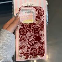 Deep Red Misty Full Coverage Transparent Soft Case For IPhone 17 Air 16e 15 14 13 12 Pro Max 17 16 15 14 Plus 11/X/Xsmax, Compatible With Samsung S21 S22 S23 S24 S25 Ultra/Plus/FE/Edge/+ A73 A72 A71 A12 A13 A14 A15 A23 A25 A35 A53 A54 A55 Shockproof Protective Case GFHW - trong suốt - Xem 4