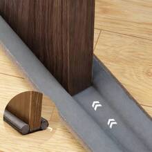 Reusable Easy-Install Door Bottom Seal - Windproof Soundproof Warmth & Insect Barrier - Multicolor - View 5