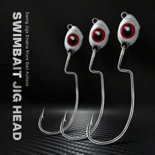 OJY &DOIIIY - Cabezales de pesca con ojo de pez, paquete de 10/20 ganchos con peso para pesca Texas Rig o Ned Rig 1/8 3/16 1/4 3/8 onzas - 1/2 oz, 4/0, paquete de 20 - Ver 10