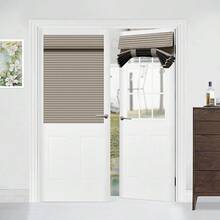 Muamar French Door Curtains Privacy Door Blind, Front Door Window Curtain, Venetian Blinds Style Door Window Cover, 1 Panel (Light Brown, W25" X L40"),25inchWx40inchL(Packof1),LightBrown - 淺棕色 - 查看 1