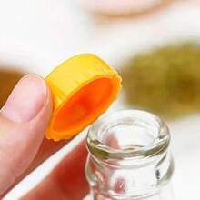 6pcs/Set Reusable Silicone Bottle Cap, Sealed Beer Lid, Kitchen Vinegar Soy Sauce Bottle, Soda Cola Wine Preservation Lid, Reusable Practical Colorful Wine Stopper For Wine Beer Beverage Bottle, Food Storage - 彩色 - 查看 5
