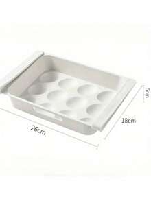 Egg Storage Box Rotating Egg Refrigerator Organizer Food Containers Egg Case Holder Dispenser Kitchen Storage Boxes