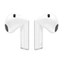 Samsung Fones de ouvido Bluetooth Galaxy Buds 3: Cancelamento de ruído ativo de alto desempenho, experiência sonora de alta fidelidade, tecnologia Bluetooth sem fio, design elegante, compatível com diversos cenários e disponível na cor Branco Areia.