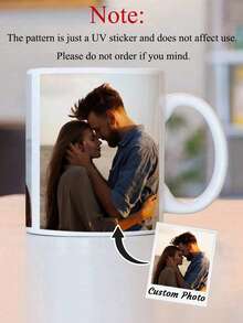 1 szt. Spersonalizowany kubek ze zdjęciem, Spersonalizowany kubek do kawy ze zdjęciem, Spersonalizowany kubek rocznicowy ze zdjęciem, Prezent na parapetówkę, Prezent walentynkowy, Prezent rocznicowy, Prezent na ukończenie szkoły, Prezent na Dzień Matki, Na rocznice, Na Walentynki, Na Dzień Matki, Na urodziny, Na Dzień Dziecka, Na Dzień Ojca, Na ukończenie szkoły, Na śluby, Na parapetówkę, Do kuchni, Jadalni, Salonu, Sypialni, Biura, Herbaciarni, Domu, Wzmocnienia szczęścia kobiet - wielobarwność - Zobacz 7