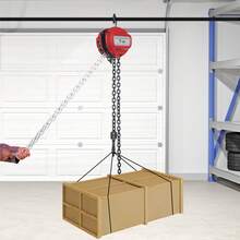 YUNRUX Hand Chain Hoist, 1T Chain Hoist, Manual Chain Hoist - 紅色 - 查看 9