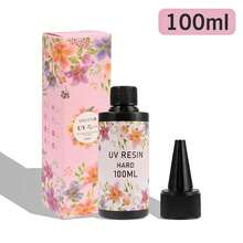 UV Resin - 500/300/200/100/60/30ml Crystal Clear Improved Ultraviolet Curing Epoxy Resin For DIY Jewelry Making, Craft Decoration - Hard UV Glue Solar Cure Sunlight Activated Resin For Casting & Coating, DIY Resin Mold - UV glue - View 15