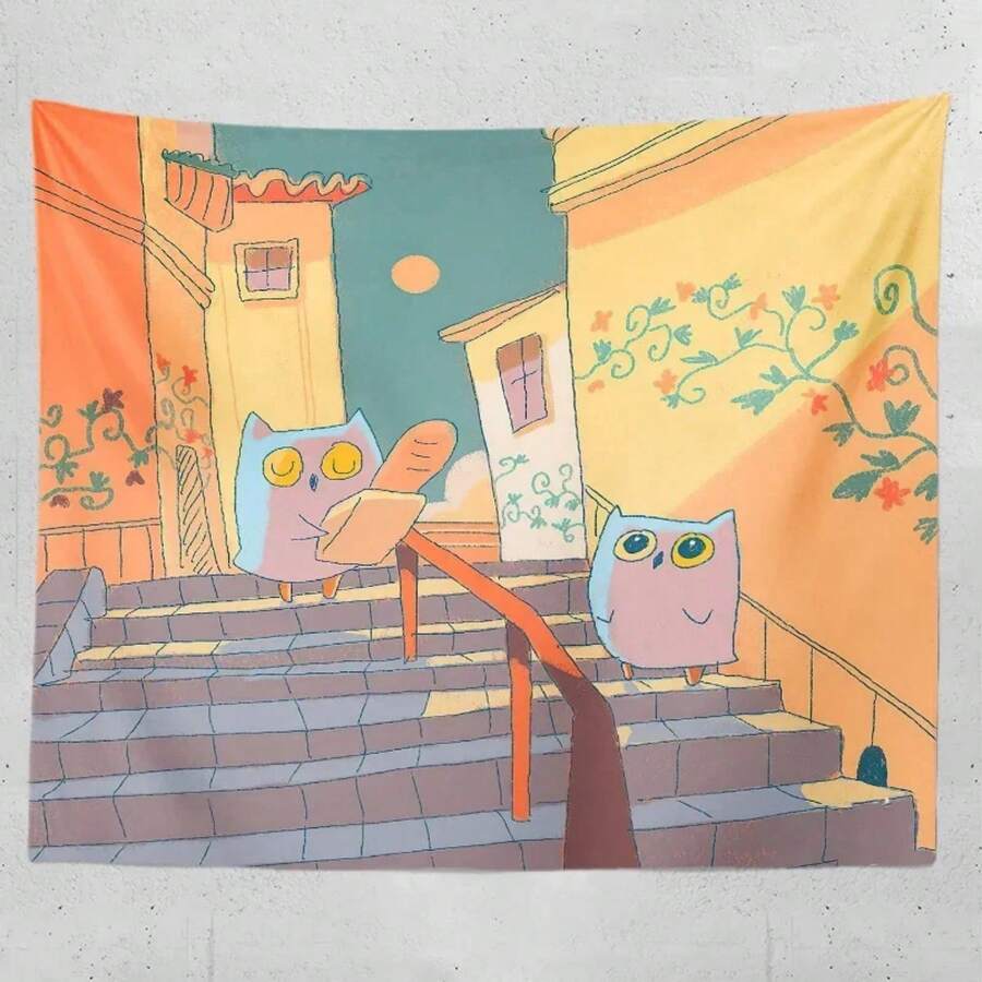 2022 Cute Cartoon Animals  Room Decor Funny  Cure Illustration  Home Decor Wall Art - Nhiều màu - Xem 1