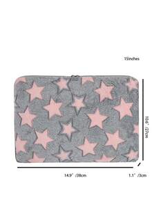 1件装学生笔记本电脑保护套，适用于11英寸/13英寸/15英寸笔记本电脑，星空印花毛绒休闲男女通用保护套，兼容Macbook、HP、ASUS等品牌，适合女生、青少年、男生、大学生使用。另有9-15英寸平板电脑保护套，防震设计，适用于iPad Air 4/5/Pro等机型，防水旅行必备。 - 灰色 - 查看 2