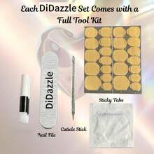 DiDazzle 10 PCS Handmade Square Press - On Nails | Bunny Square Nails With Acrylic Brown & Pink Bases, Bunny & Bow Embellishments - Hồng - Xem 5
