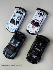 Large Alloy Die-Cast Toy Car, Inertial Front-Wheel Drive Car, Sports Car Model, Toy Car, Toy For Boys, Children Toy Car, Random Color And Pattern Toy Car - Multicolor - View 15