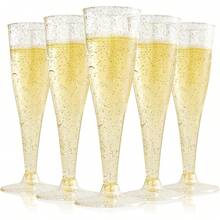 10 piezas Tazas de café de 4.5oz, Copas de champán, Adecuadas para postres, pasteles, jugos, bebidas frías y calientes, café, Ideal para cumpleaños, bodas, fiestas, exteriores, Año Nuevo, Navidad - Varios colores/estilos aleatorios - Ver 19