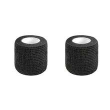 1/2/4/6/9 Rolls Elastic Bandage, Breathable Soft Non-Woven Fabric Bandage, Suitable For Football, Basketball, Fitness, Weightlifting, Boxing, Used For Wrist, Ankle, Finger And Other Joint Compression - Black - View 13
