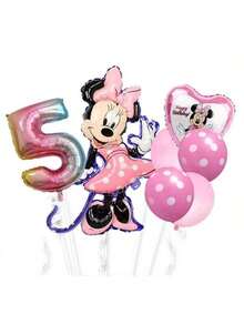 Mouse Theme Party Balloon Set  Birthday Party Balloon Combination Set Suitable For Holiday Celebration Event Decoration Supplies Background Wall Decoration Balloon Props - Multicolor - View 10