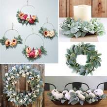 5 piezas de 36 cm Tallos artificiales con hojas de oreja de cordero con efecto aterciopelado para ramos de boda, arreglos florales, manualidades y decoración del hogar en estilo rústico y de granja - Multicolor - Ver 10