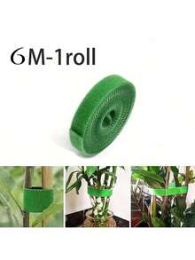 Wiederverwendbares Pflanzenhalteband, kleiner Garten Klettverschluss, Pflanzenband zum Binden und Fixieren von Pflanzenzweigen, Gartenpflanzen Zubehör, Heim- und Balkon-Gartenbedarf, Pflanzgefäße & Behälter Accessoires