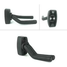 1 Piece, Guitar Hook Wall Mount Bracket, Ukulele Wall Mount, Violin Hook Holder Display Stand, Suitable For All Sizes Of Guitars, Basses, Mandolins, Banjos, Shotguns, Air Guns, Compound Bows And Baseball Bats Display Hanger Hook, Black With Screws - Easy To Install. - Black - View 3