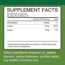 Chlorophyll Concentrate Supplement - Body Detoxification, Antioxidant, Skin Health - 120 Capsules2025 - 120 viên nang - Xem 3