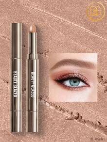 beauty glazed Eyeshadow Stick Tahan Air, Efek Riasan Berkilau Mutiara, Tahan Lama dan Anti Luntur, Tidak Menggumpal, Pigmentasi Warna Tinggi, Dilengkapi dengan Aplikator Perata - #03 - View 3