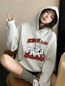 Women Sweatshirts - Màu xám nhạt - Xem 2