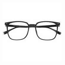 Bold Oversized Black Square Eyewear, Classic Minimalist Style Eyeglasses For Men, Perfect For Summer Beach Days, Graduation Shoots, Weekend Getaways, Vacation Trips And Outdoor Camping, 2026 Must-Have Fashion Staple To Elevate Every Outfit With Effortless Cool And Timeless Appeal - Matte Black - View 6