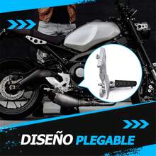 Pie delantero derecho para motocicleta, color negro, compatible con Italika 250z/250sz - Negro - Ver 6