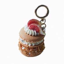 1pc New Fruit Cream Keychain, Creative Realistic Keychain Gift For Friends, Backpack Pendant - Multicolor - View 11