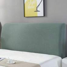 1件装菱格纹加厚双面绗缝床头罩，全包式毛绒床头板罩，宠物友好型防尘弹力家具保护罩，易于清洁，秋冬季保暖，适用于卧室、办公室、客厅家居装饰、厨房装饰、家居用品、母亲节礼物、卧室装饰、花园装饰、厨房装饰、夏季、海滩、旅行必备、房间装饰、柔软舒适、毕业季 - 彩色 - 查看 16