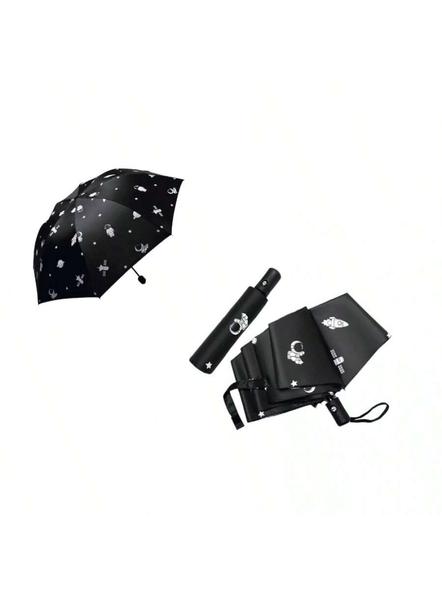 Protector solar automático negro de 8 huesos para astronauta - Negro