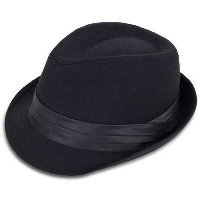Classic Manhattan Fedora Hats For Men Short Brim Mens Fedora Hats