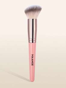 MAANGE 1 pieza Pincel de maquillaje de viaje ultra suave, aplicación eficaz, pincel cosmético profesional, pincel de base, pincel facial, pincel de polvos, pincel de rubor, pincel corrector, pincel de detalle para maquillaje diario en el rostro, accesorio de belleza para mezclar, regalo para mujeres y niñas - Multicolor - Ver 4