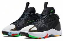 Air Jordan Zoom Separate PF 'Black Multi' Laser-Orange Green-Strike Sneakers Men DH0248-030