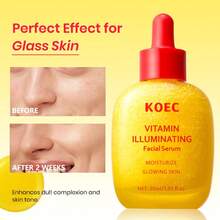 KOEC 维生素亮白精华液 - 蕴含烟酰胺的亮白精华液，保湿丰盈肌肤，淡化色斑 - 黃色 - 查看 4