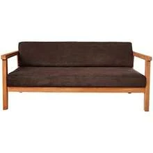 Sure Fit Soft Suede 1-Piece Futon Slipcover, Chocolate(Color chocolate) - Multicolor - Ver 2